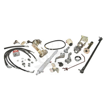 Wspomaganie układu kierowniczego napęd z koła pas.