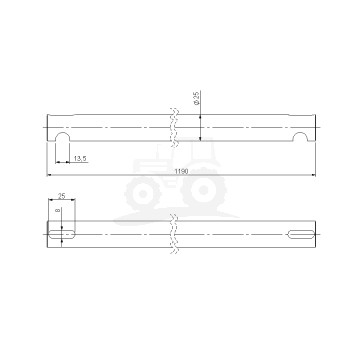Wałek prasy rolującej Sipma Rolmus 5270/03-202