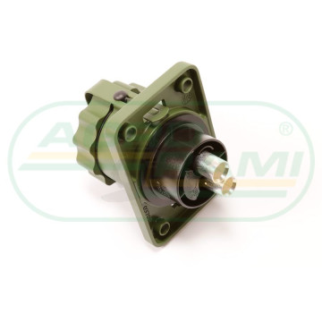 Gniazdo 2P/24V aluminiowe z gwintem