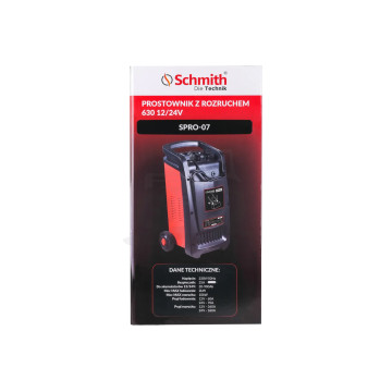 Prostownik z rozruchem 630 12/24V