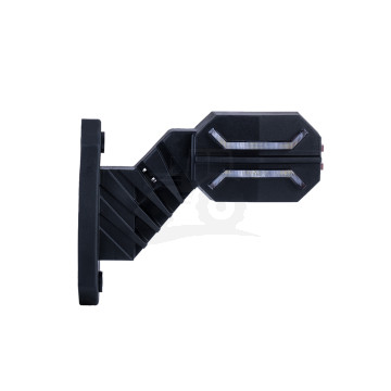 Lampa obrysowa trzyfunkcyjna lewa diodowa 12/24V