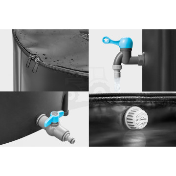 Składany zbiornik na wodę deszczową