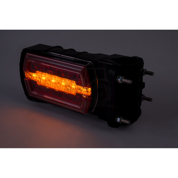 Lampa zespolona tylna CLEO HOR115N pozycyjne tylne NEON LED 12/24V wersja na rurę 20-30mm przewód 4x0,5mm -1mb