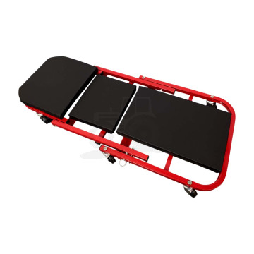 Leżanka warsztatowa z funkcją krzesełka 2 w 1