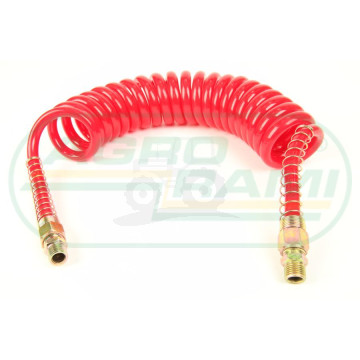 Przewód spiralny PUR M16 /czerwony/