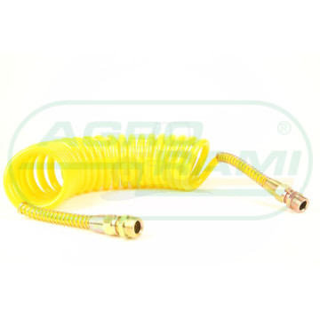 Przewód spiralny PUR M22 /żółty/