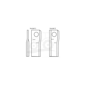 Nożyk zwichrowany 108x49x3 Fi 21 mm - paczka 25 sztuk