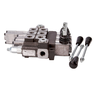 Rozdzielacz hydrauliczny 3-sekcyjny max przepływ 40L 1-sekcja pływająca