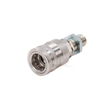 Szybkozłącze hydrauliczne gniazdo long M20x1,5 gwint zewnętrzny EURO PUSH-PULL (ISO 7241-A)