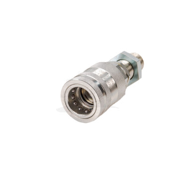 Szybkozłącze hydrauliczne gniazdo long z eliminatorem ciśnienia M20x1,5 gwint zewnętrzny EURO PUSH-PULL (ISO 7241-A)