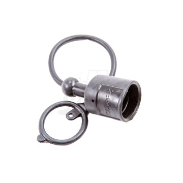 Zaślepka do szybkozłącza grzyb. wtyk  CZARNA