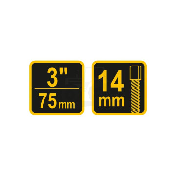 Ściągacz dwuramienny belkowy 75MM