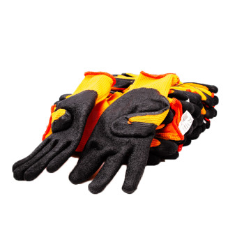 Rękawice poliestrowe ocieplane rozmiar 8 - paczka 12 par