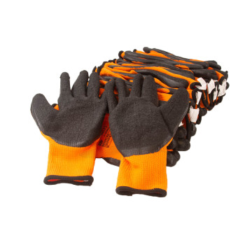 Rękawice Poliestrowe Ocieplane rozmiar 11 - paczka 12 par