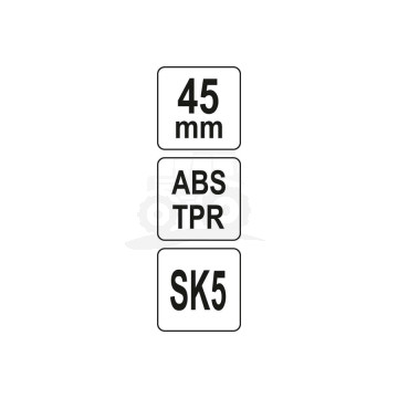 Nóż z Okrągłym Ostrzem  45MM  YATO