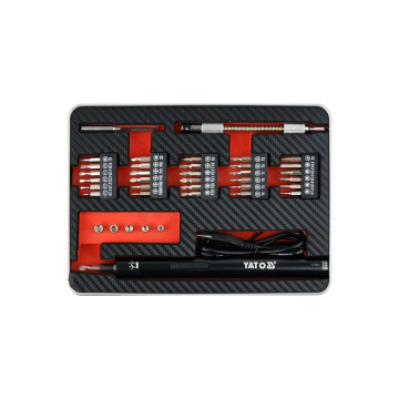 Wkrętak aku. precyzyjny 3,6V BITY 39SZT