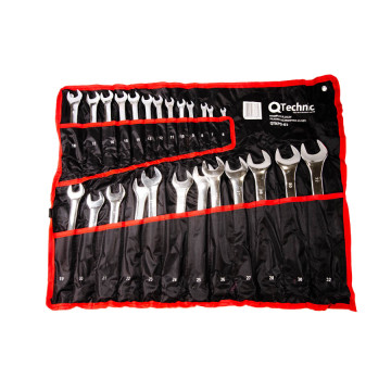 Kpl. kluczy płasko-oczkowych 25szt