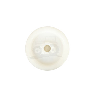 Koło białe ślizg.grube otw.30