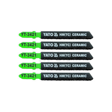 Brzeszczot do wyrzynarki ceramika 5 częściowy