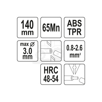 Obcinak elektryczny 140mm z funk. ściąg. izolacji