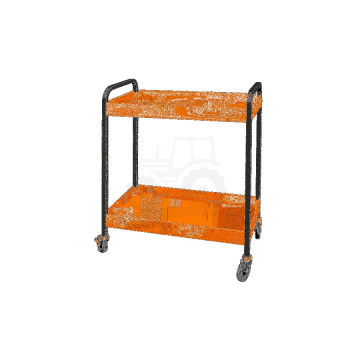 Wózek warsztatowy stalowy 2-półkowy Bahco 1470KC2