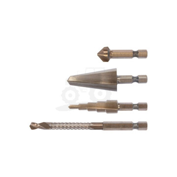 Wiertła uniwersalne z uchwytem HEX 4SZT