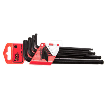 Kpl.9 kluczy 6-kątnych metryczny 1479mm