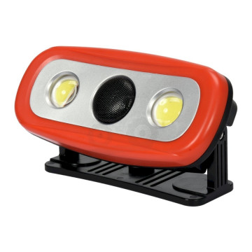 Reflektor akumulatorowy z głośnikiem 2x15W 2000 LM