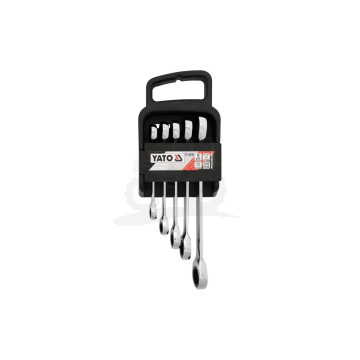 Klucze oczkowe z grzechotką 5 cz.