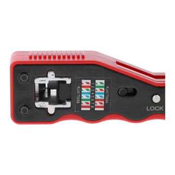 Szczypce do zaciskania wtyków przelotowych RJ45