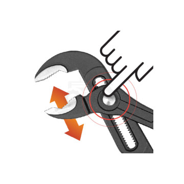 Szczypce hydrauliczne z przyciskiem 415mm