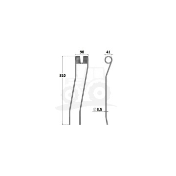 Palec Przetrząsacza Pottinger