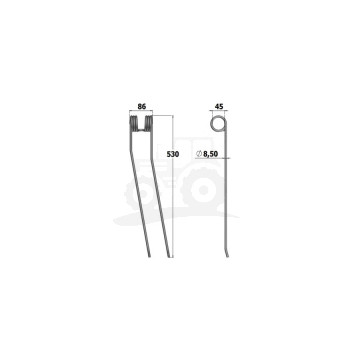 Palec Przetrząsacza Sttol-JF