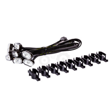 Zestaw 9 lamp uniwersalnych HORPOL do oświetlania pola roboczego maszyn