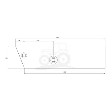 Płoza krótka PR/72