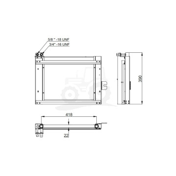 Chłodnica klimaty.( skraplacz ) 8014H 9014H 10014H