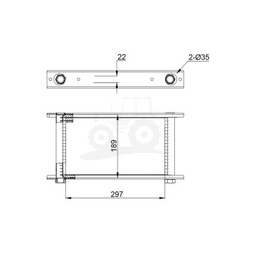 Chłodnica oleju Ursus, Polmot 8014H,9014H,10014H, Hattat