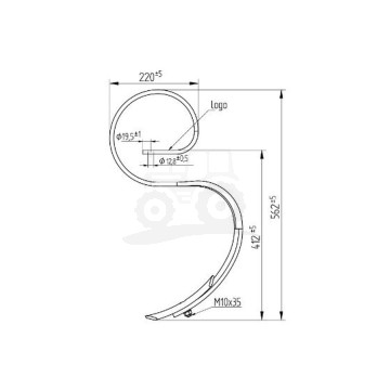 Ząb sprężynowy  BAGRA