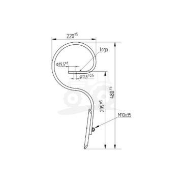 Ząb prosty FRANCUSKI