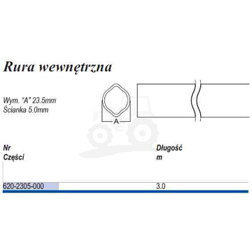 Rura ,cytryna D23  T-5 wew