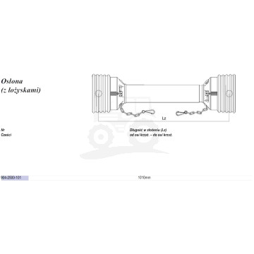 Osłona  kmpl.do 1010mm