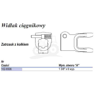 WIDŁAK AB5 1 3/8X6spl