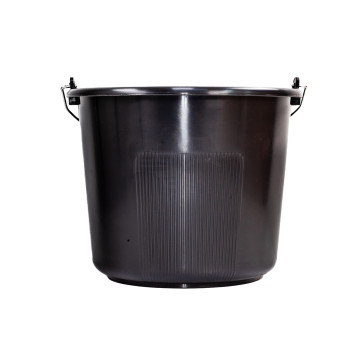 Wiadro okrągłe z pałąkiem 12L ( Czarne ) KMG