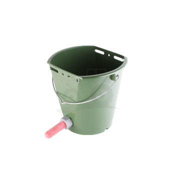 Wiadro dla cieląt ze smoczkiem