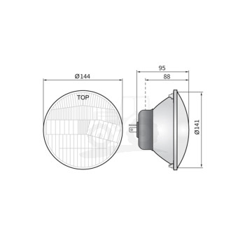 Element optyczny  H4RE027.07