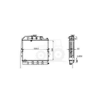 Chłodnica cieczy KALE  MF-430 , 3060 , 3070,