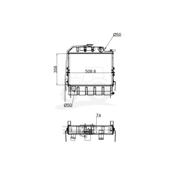 Chłodnica cieczy KALE  MF-3060