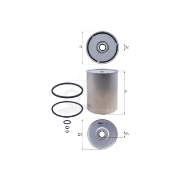 Filtr Paliwa Mahle | Knecht Filters KX24D