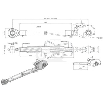 Łącznik centralny MASSEY FERGUSON