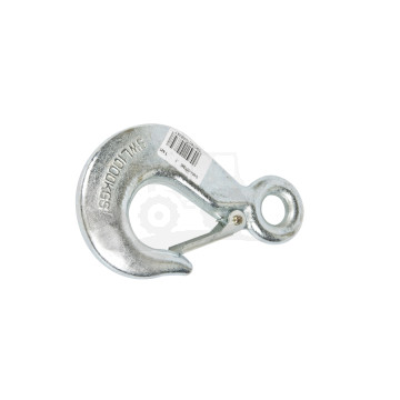 Hak z uchem+ zabezpieczenie DIN 689